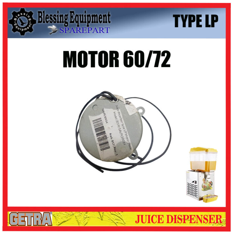 LP-12X1 LP-12X2 LP-12X3 SPAREPART MOTOR | DINAMO 60/72 Juice Dispenser GEA GETRA TYPE LP MOTOR PENGGERAK JUS DISPENSER - Image 3