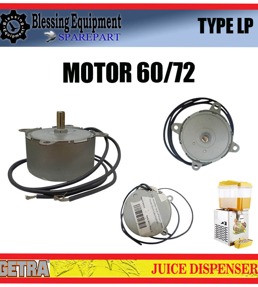 LP-12X1 LP-12X2 LP-12X3 SPAREPART MOTOR | DINAMO 60/72 Juice Dispenser GEA GETRA TYPE LP MOTOR PENGGERAK JUS DISPENSER