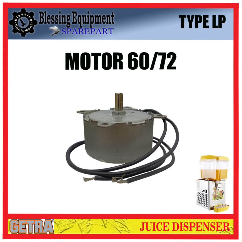 LP-12X1 LP-12X2 LP-12X3 SPAREPART MOTOR | DINAMO 60/72 Juice Dispenser GEA GETRA TYPE LP MOTOR PENGGERAK JUS DISPENSER - Image 5