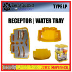 LP-12X1 LP-12X2 LP-12X3 SPAREPART RECEPTOR | WATER TRAY YELLOW COVER Juice dispenser GEA GETRA TYPE LP