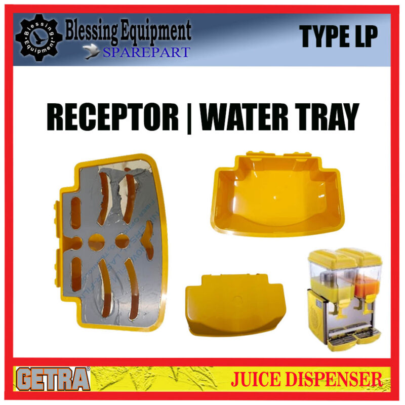 LP-12X1 LP-12X2 LP-12X3 SPAREPART RECEPTOR | WATER TRAY YELLOW COVER Juice dispenser GEA GETRA TYPE LP