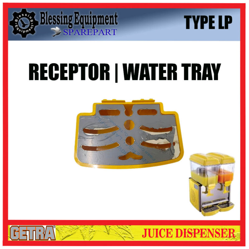 LP-12X1 LP-12X2 LP-12X3 SPAREPART RECEPTOR | WATER TRAY YELLOW COVER Juice dispenser GEA GETRA TYPE LP - Image 3