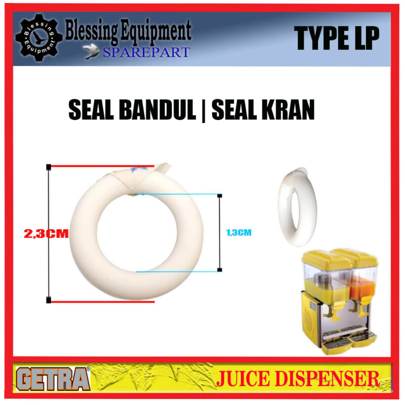 LP-12X1 LP-12X2 LP-12X3 SPAREPART SEAL KRAN | TAP GASKET | SEAL BANDUL Juice Dispenser GEA GETRA TYPE LP - Image 2