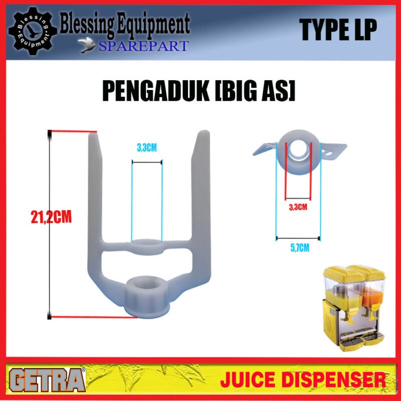 LP-12X1 LP-12X2 LP-12X3 SPAREPART BALING PENGADUK LUBANG BESAR Juice Dispenser GEA GETRA TYPE LP - Image 2
