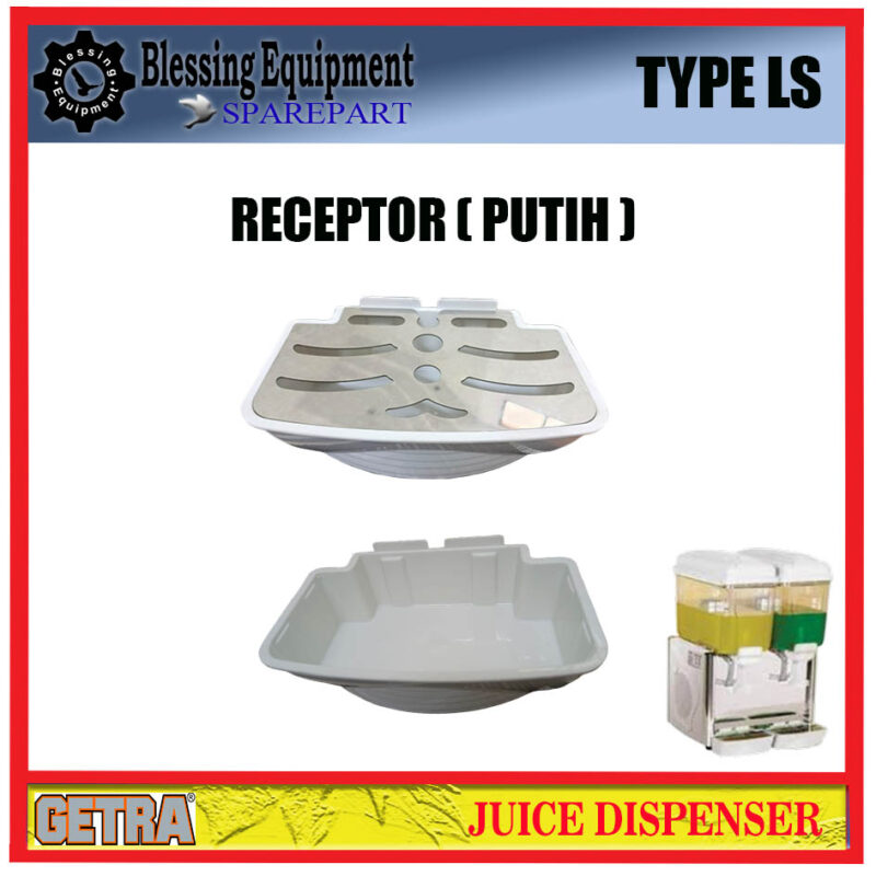 LS-12X1 LS-12X2 LS-12X3 SPAREPART RECEPTOR | WATER TRAY WHITE COVER Juice dispenser GEA GETRA TYPE LS - Image 3