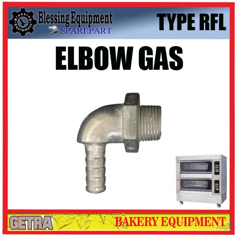 RFL-11SSGC GETRA SPAREPART NEPEL GAS | ELBOW | SIKU Gas Oven GETRA TYPE RFL SAMBUNGAN PIPA GAS L SIKU 90DERAJAT RFL GETRA - Image 7