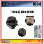 RSC-8 SPAREPART TIMER AC 120V 90Min Gas Rice Steaming GETRA