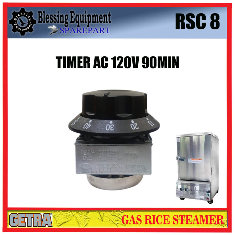 RSC-8 SPAREPART TIMER AC 120V 90Min Gas Rice Steaming GETRA - Image 3
