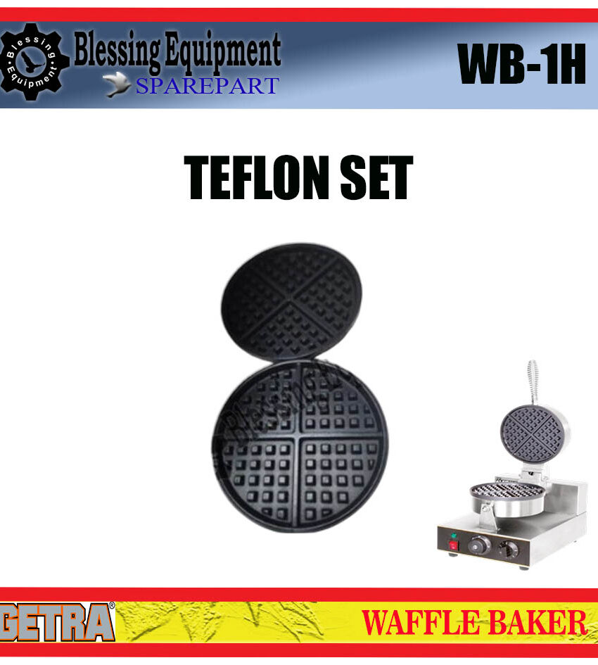 WB-1H GETRA SPAREPART TEFLON SET ANTI LENGKET Waffle Baker GETRA WB 1H TEFON