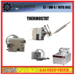 EF-81 / BM 4 / WYG 843 SPAREPART THERMOSTAT Deep Fryer GETRA