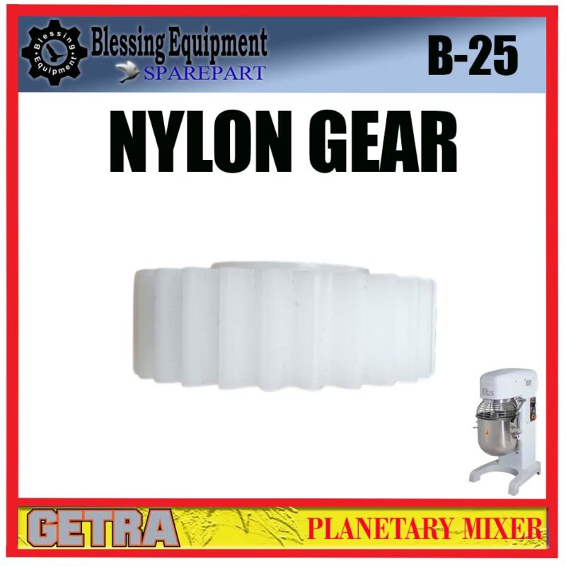 B-25 SPAREPART GIGI PLASTIK | GEAR NYLON 25L Planetary Mixer GETRA B 25 GEAR | GEAR PLASTIK 25L | GIGI NYLON MIXER KAPASITAS 25LITER GETRA B25 - Image 4