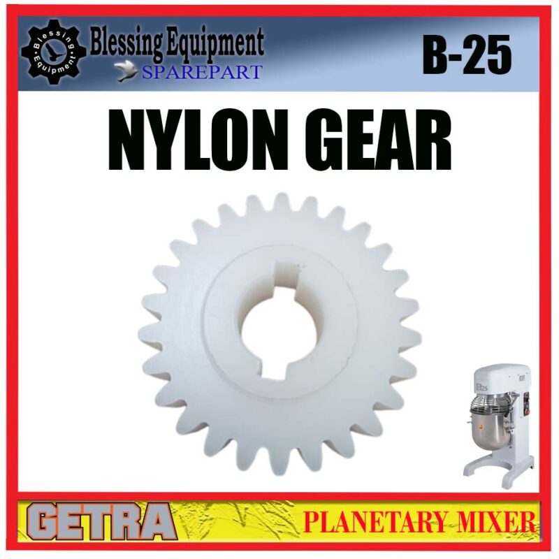 B-25 SPAREPART GIGI PLASTIK | GEAR NYLON 25L Planetary Mixer GETRA B 25 GEAR | GEAR PLASTIK 25L | GIGI NYLON MIXER KAPASITAS 25LITER GETRA B25 - Image 3
