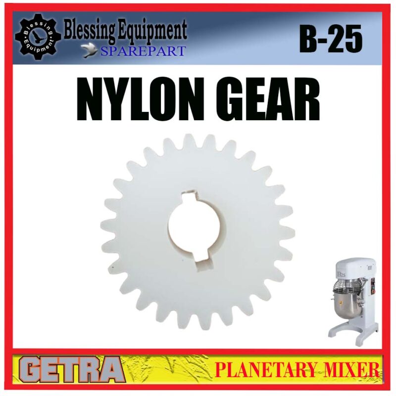 B-25 SPAREPART GIGI PLASTIK | GEAR NYLON 25L Planetary Mixer GETRA B 25 GEAR | GEAR PLASTIK 25L | GIGI NYLON MIXER KAPASITAS 25LITER GETRA B25 - Image 5