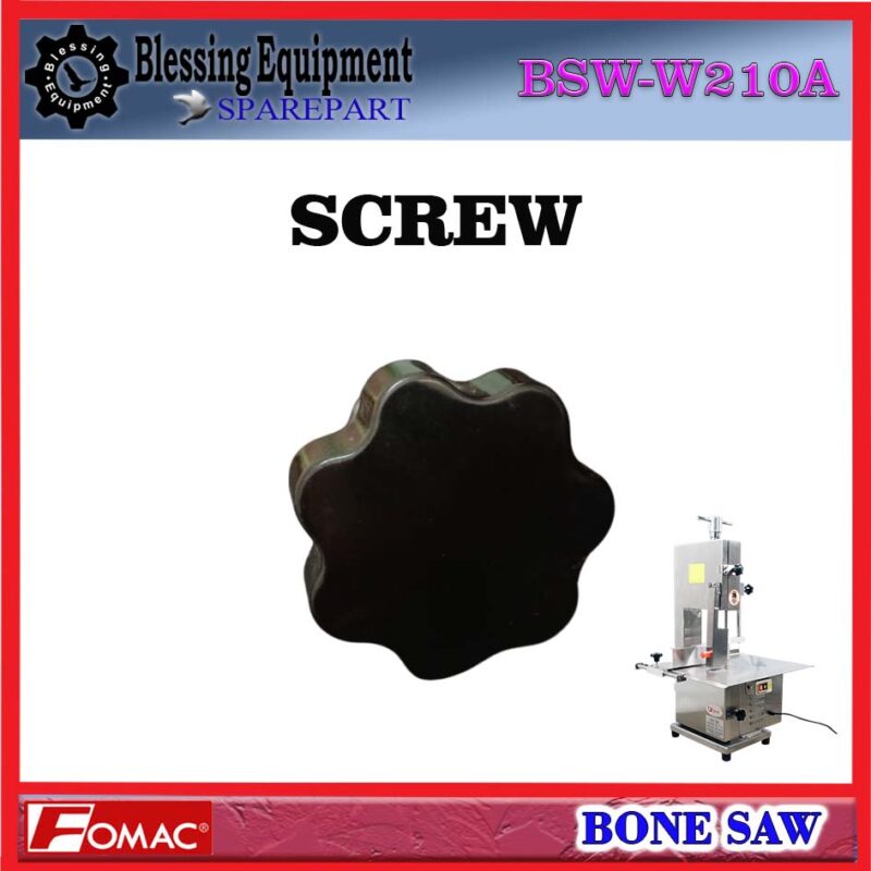 BSW-W210A SPAREPART SCREW Bone Saw FOMAC BSW W210A SKRUP | SEKRUP PENGUNCI PINTU BODI BONE SAW BSWW210A FOMAC - Image 4