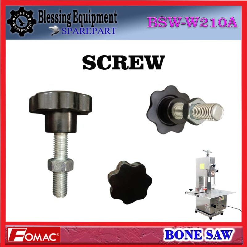 BSW-W210A SPAREPART SCREW Bone Saw FOMAC BSW W210A SKRUP | SEKRUP PENGUNCI PINTU BODI BONE SAW BSWW210A FOMAC