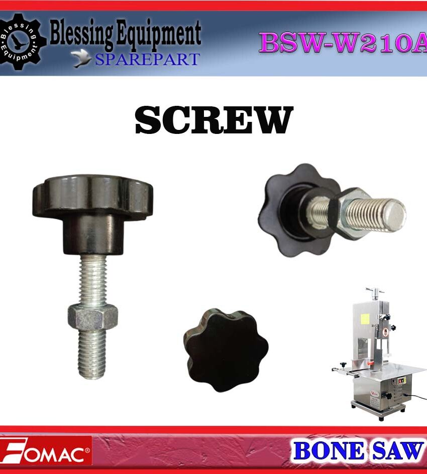BSW-W210A SPAREPART SCREW Bone Saw FOMAC BSW W210A SKRUP | SEKRUP PENGUNCI PINTU BODI BONE SAW BSWW210A FOMAC