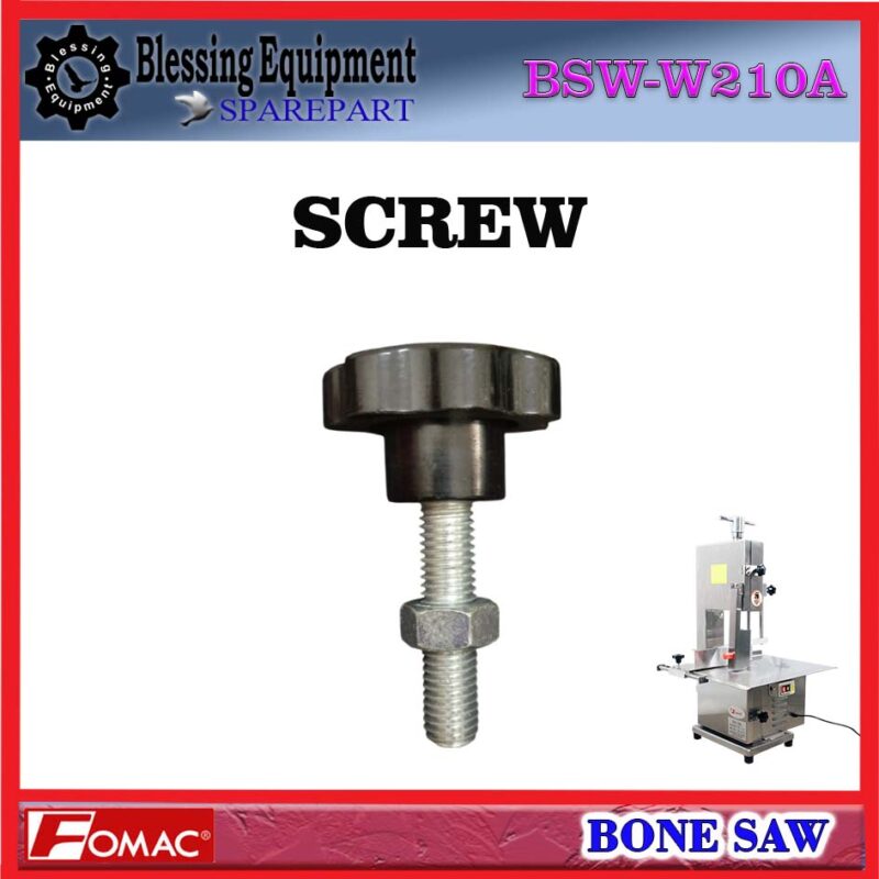 BSW-W210A SPAREPART SCREW Bone Saw FOMAC BSW W210A SKRUP | SEKRUP PENGUNCI PINTU BODI BONE SAW BSWW210A FOMAC - Image 5