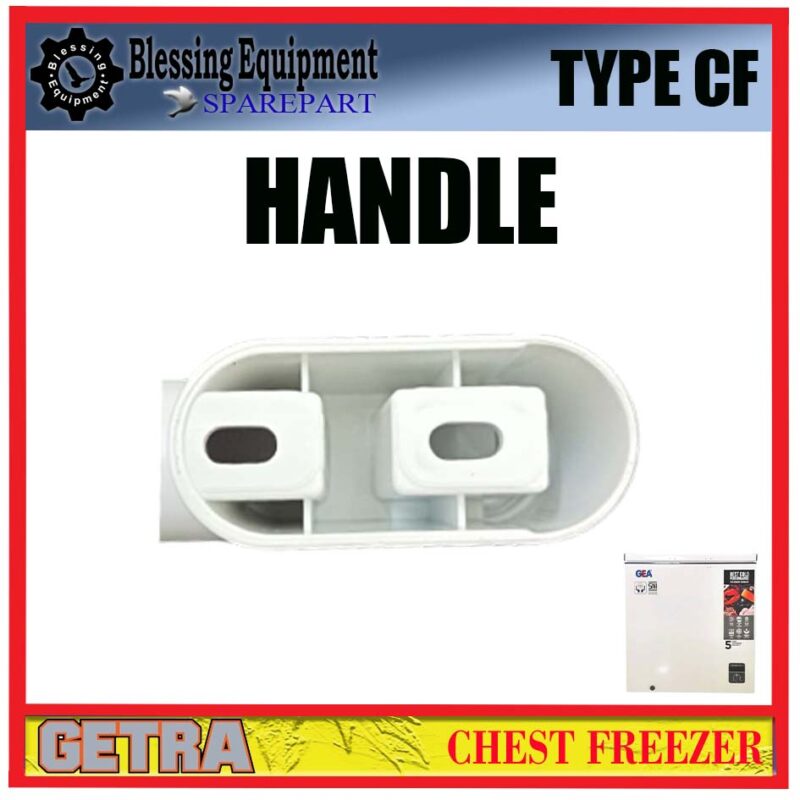 CF SPAREPART PEGANGAN | HANDLE Chest Freezer GEA CF PEGANGAN PINTU | DOOR | GAGANG PINTU GETRA UNTUK FREEZER TYPE CF GEA - Image 5