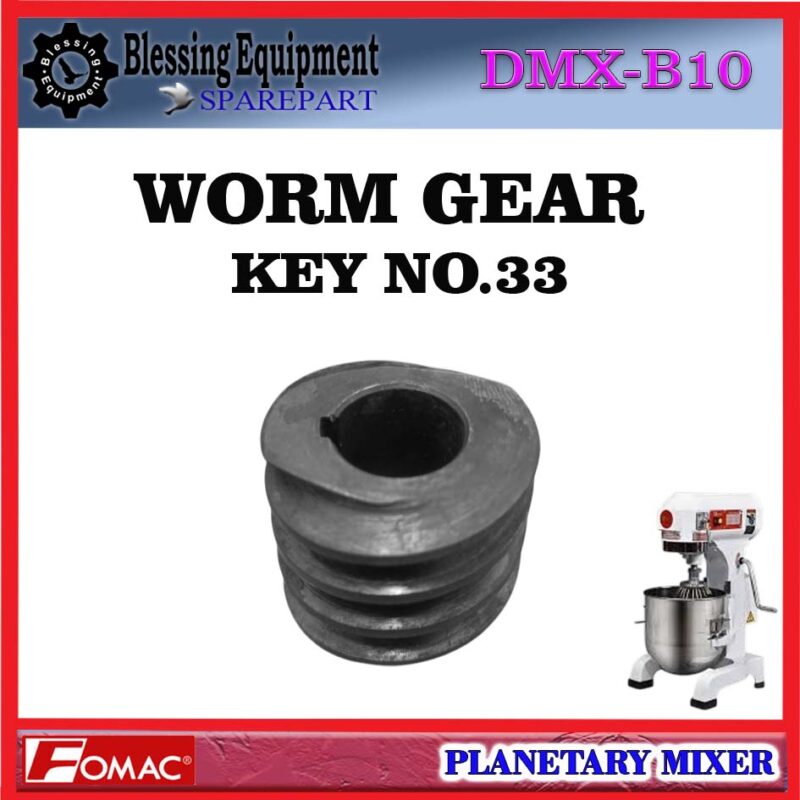 DMX-B10 SPAREPART WORM GEAR | SPIRAL GEAR | GEAR BINTANG | GEAR ULIR KEY NO 33 Planetary Mixer FOMAC DMX B10 GEAR ULIR SAMPING NO 33 MIXER DMXB10 FOMAC DMX-B10 SPAREPART WORM GEAR | SPIRAL GEAR | GEAR BINTANG | GEAR ULIR KEY NO 33 Planetary Mixer FOMAC DMX B10 GEAR ULIR SAMPING NO 33 MIXER DMXB10 FOMAC - Image 4