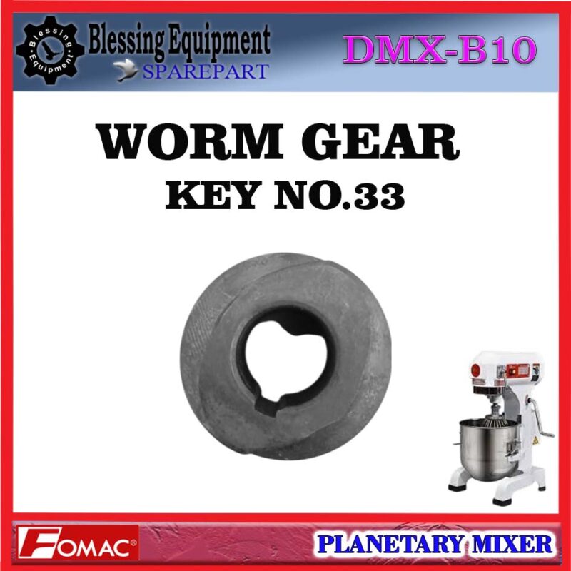 DMX-B10 SPAREPART WORM GEAR | SPIRAL GEAR | GEAR BINTANG | GEAR ULIR KEY NO 33 Planetary Mixer FOMAC DMX B10 GEAR ULIR SAMPING NO 33 MIXER DMXB10 FOMAC DMX-B10 SPAREPART WORM GEAR | SPIRAL GEAR | GEAR BINTANG | GEAR ULIR KEY NO 33 Planetary Mixer FOMAC DMX B10 GEAR ULIR SAMPING NO 33 MIXER DMXB10 FOMAC - Image 3