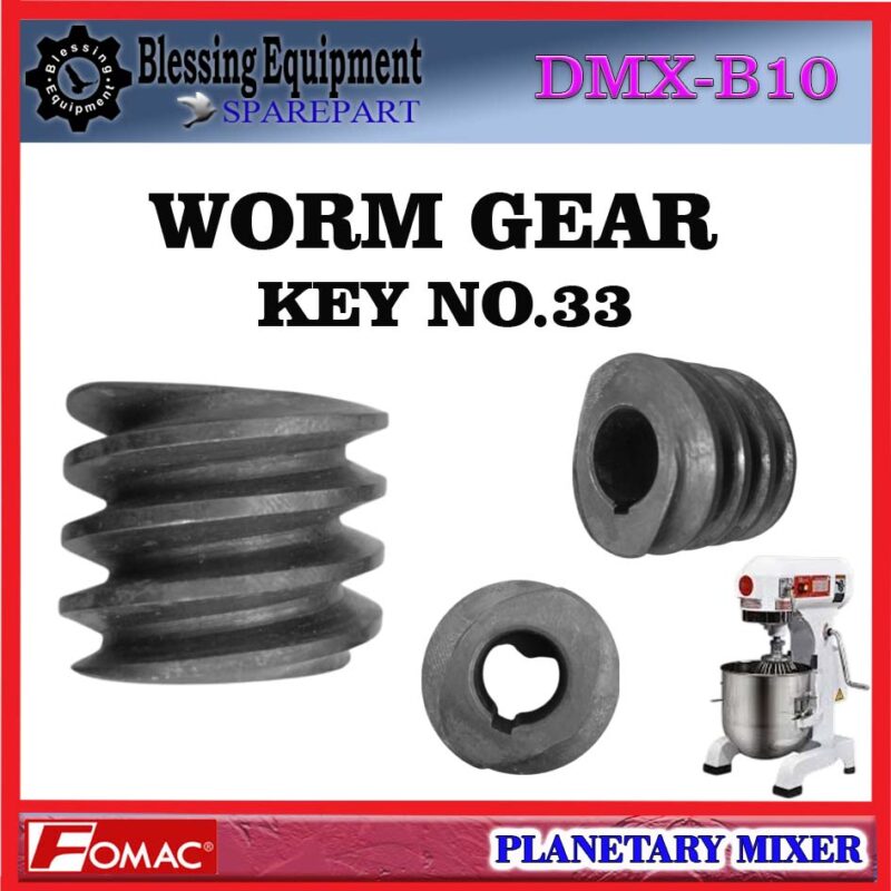 DMX-B10 SPAREPART WORM GEAR | SPIRAL GEAR | GEAR BINTANG | GEAR ULIR KEY NO 33 Planetary Mixer FOMAC DMX B10 GEAR ULIR SAMPING NO 33 MIXER DMXB10 FOMAC DMX-B10 SPAREPART WORM GEAR | SPIRAL GEAR | GEAR BINTANG | GEAR ULIR KEY NO 33 Planetary Mixer FOMAC DMX B10 GEAR ULIR SAMPING NO 33 MIXER DMXB10 FOMAC