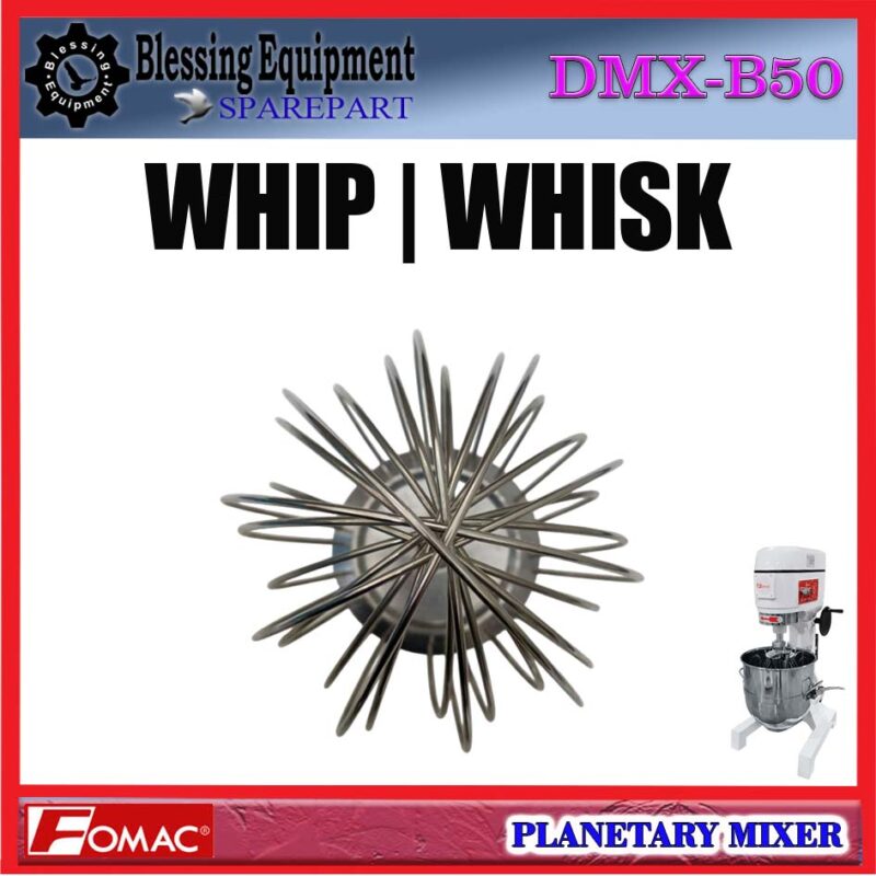 DMX-B50 SPAREPART WHIP | WHISK 50L Planetary Mixer FOMAC DMX B50 BALON | PENGOCOK BALON | PENGADUK ADONAN BERBENTUK BALON 50 LITER MIXER DMXB50 FOMAC - Image 3