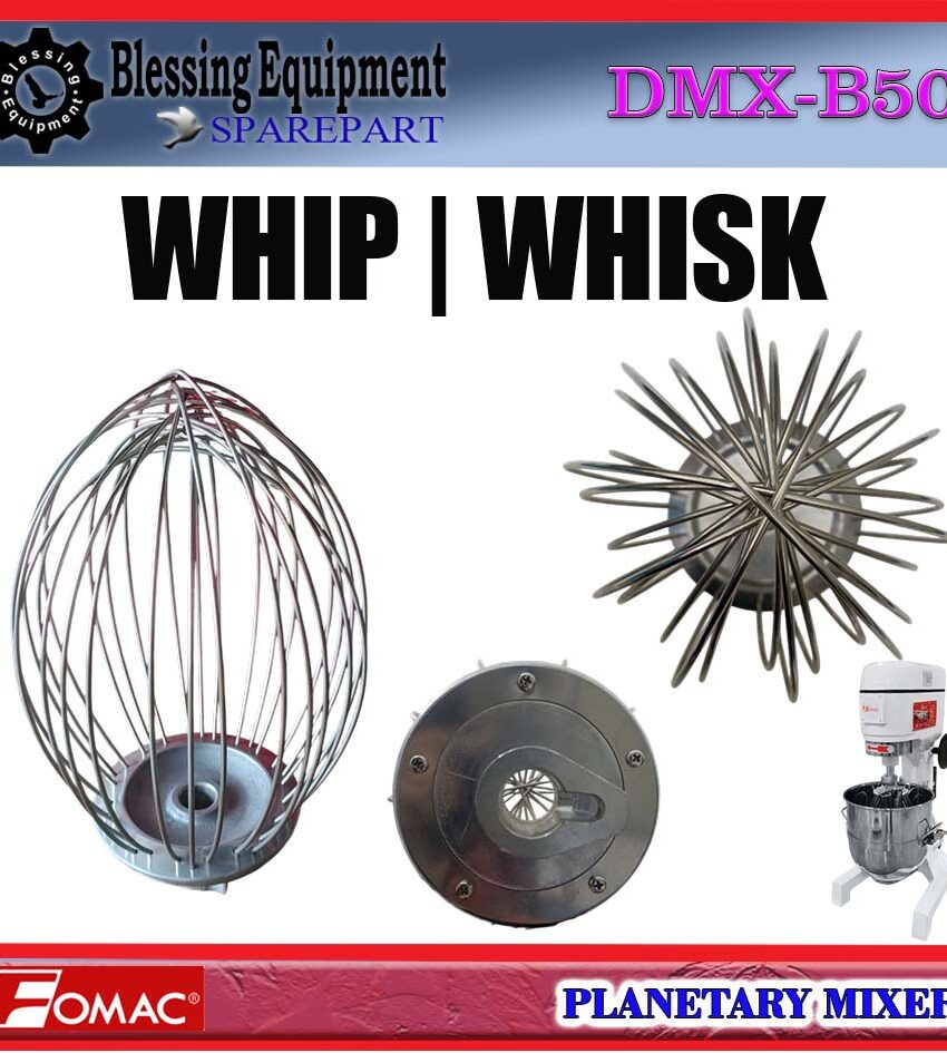 DMX-B50 SPAREPART WHIP | WHISK 50L Planetary Mixer FOMAC DMX B50 BALON | PENGOCOK BALON | PENGADUK ADONAN BERBENTUK BALON 50 LITER MIXER DMXB50 FOMAC