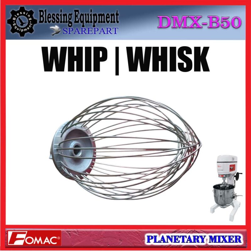 DMX-B50 SPAREPART WHIP | WHISK 50L Planetary Mixer FOMAC DMX B50 BALON | PENGOCOK BALON | PENGADUK ADONAN BERBENTUK BALON 50 LITER MIXER DMXB50 FOMAC - Image 4
