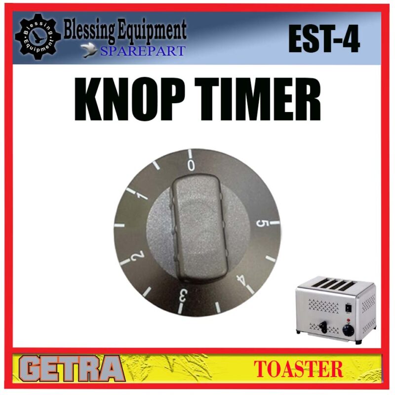 EST-4 SPAREPART KNOB WAKTU | KNOP TIMER Toaster GETRA EST 4 PUTERAN | KENOP | KNOB PEMANGGANG ROTI EST4 GETRA - Image 6
