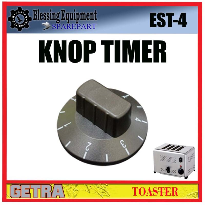 EST-4 SPAREPART KNOB WAKTU | KNOP TIMER Toaster GETRA EST 4 PUTERAN | KENOP | KNOB PEMANGGANG ROTI EST4 GETRA - Image 5