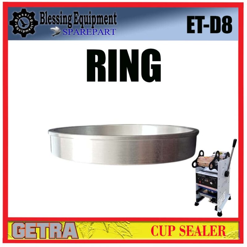 ET-D8 SPAREPART RING | DUDUKAN | MOULD Manual Cup Sealer GETRA ET D8 LOWER MOULD | TATAKAN GELAS CUP SEALER ETD8 GETRA - Image 5