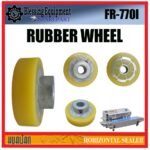 FR-770I SPAREPART RODA SILIKON | RUBBER WHEEL YELLOW Horizontal Sealer HUALIAN FR 770I RODA KARET KUNING | RODA BANTALAN PENEKAN | RODA MESIN PENYEGEL FR770I HUALIAN