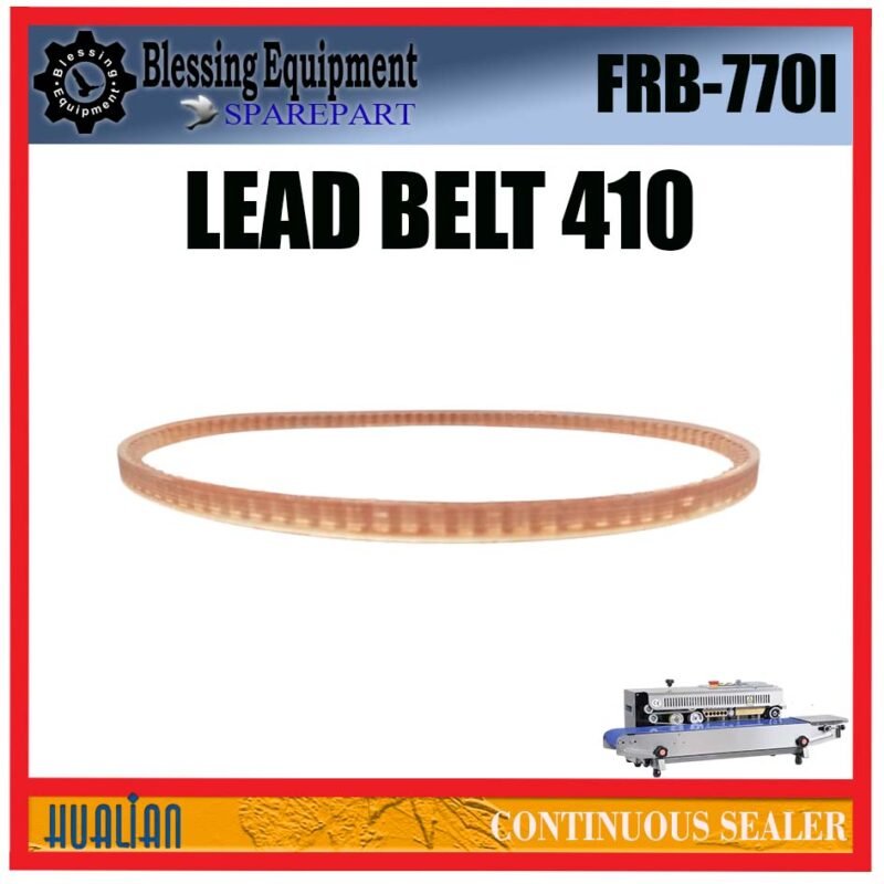FRB-770I SPAREPART LEAD BELT 410 Continuous Band Sealer HUALIAN FRB 770I GUIDE BELT | TIMING BELT | BERGERIGI MESIN SEALER FRB770I HUALIAN - Image 3