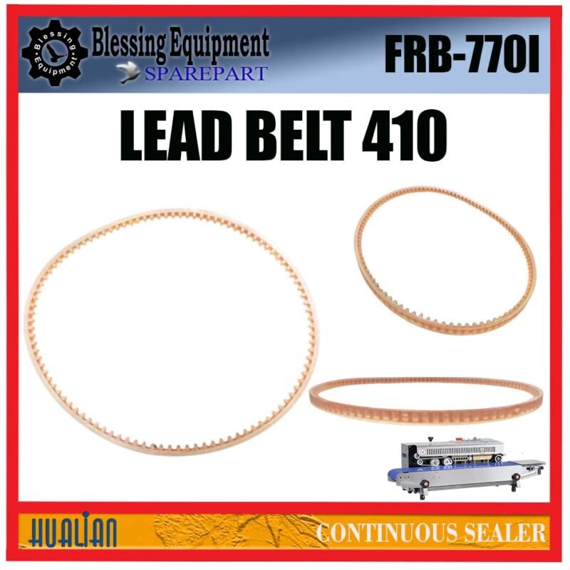 FRB-770I SPAREPART LEAD BELT 410 Continuous Band Sealer HUALIAN FRB 770I GUIDE BELT | TIMING BELT | BERGERIGI MESIN SEALER FRB770I HUALIAN - Image 2