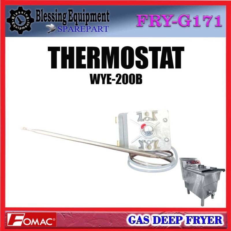 FRY-G171 SPAREPART THERMOSTAT WYE-200B Gas Deep Fryer FOMAC FRY G171 PENGATUR SUHU PENGGORENGAN GAS FRYG171 WYE 200B FOMAC FRY-G171 SPAREPART THERMOSTAT WYE-200B Gas Deep Fryer FOMAC FRY G171 PENGATUR SUHU PENGGORENGAN GAS FRYG171 WYE 200B FOMAC - Image 5