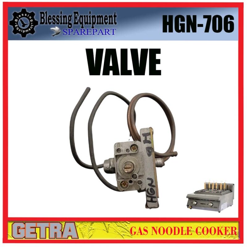 HGN-706 SPAREPART VALVE | KATUP Noodle Cooker GETRA HGN 706 VALVE GAS | KRAN PENGATUR GAS ALAT PEMASAK MIE 6 LUBANG HGN706 GETRA - Image 6