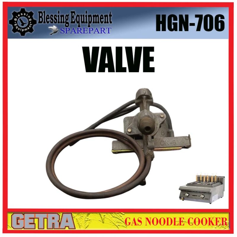 HGN-706 SPAREPART VALVE | KATUP Noodle Cooker GETRA HGN 706 VALVE GAS | KRAN PENGATUR GAS ALAT PEMASAK MIE 6 LUBANG HGN706 GETRA - Image 4