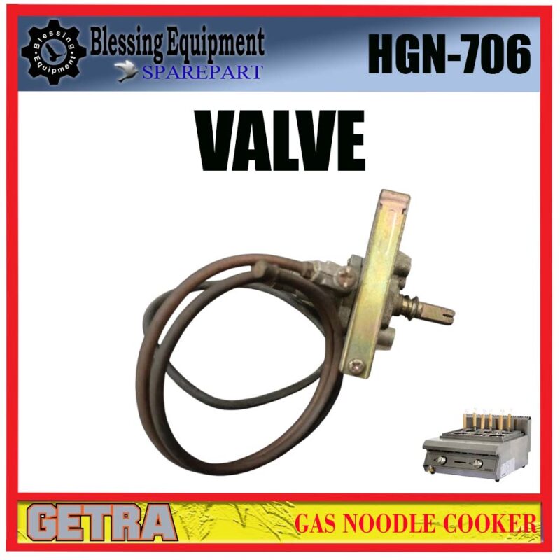 HGN-706 SPAREPART VALVE | KATUP Noodle Cooker GETRA HGN 706 VALVE GAS | KRAN PENGATUR GAS ALAT PEMASAK MIE 6 LUBANG HGN706 GETRA - Image 5