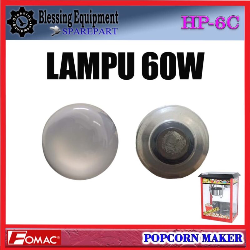 HP-6C SPAREPART HEATING LAMP | LAMPU Popcorn Maker FOMAC HP 6C WARMING LAMP | LAMPU PEMANAS | LAMPU SOROT PEMANAS MESIN PEMBUAT POPCORN HP6C FOMAC - Image 3