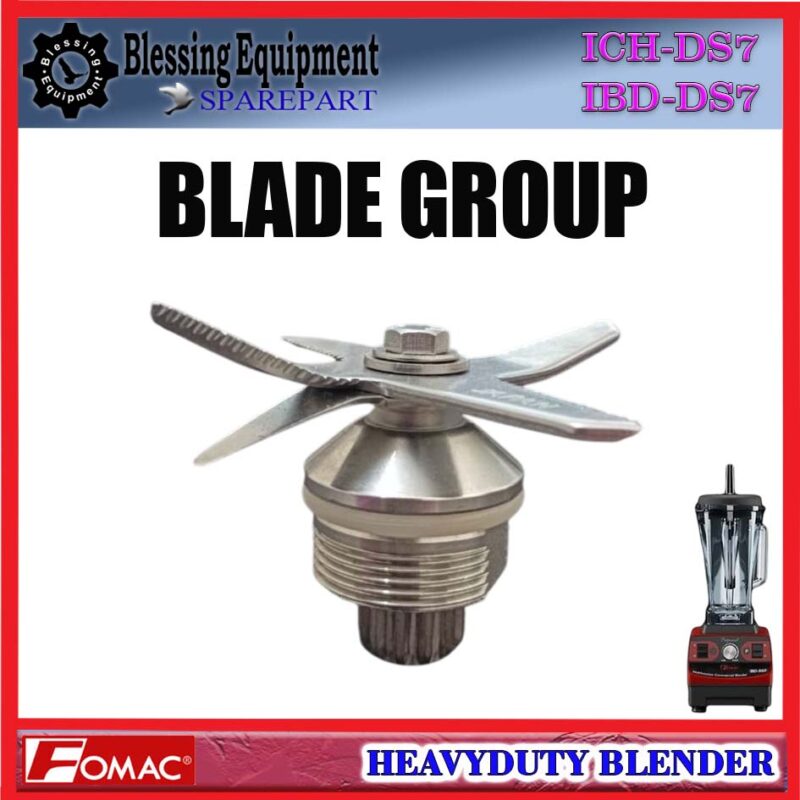 ICH-DS7 | IBD-DS7 SPAREPART PISAU SET | KNIFE SET | BLADE GROUP Heavy Duty Blender FOMAC ICH DS7 IBD DS7 PISAU LENGKAP | KNIFE COMPLITE BLENDER ICHDS7 IBDDS7 FOMAC - Image 4