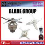 ICH-DS7 | IBD-DS7 SPAREPART PISAU SET | KNIFE SET | BLADE GROUP Heavy Duty Blender FOMAC ICH DS7 IBD DS7 PISAU LENGKAP | KNIFE COMPLITE BLENDER ICHDS7 IBDDS7 FOMAC