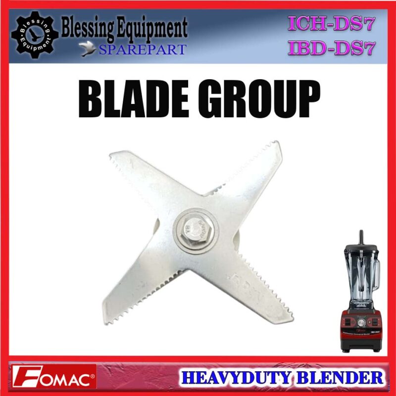 ICH-DS7 | IBD-DS7 SPAREPART PISAU SET | KNIFE SET | BLADE GROUP Heavy Duty Blender FOMAC ICH DS7 IBD DS7 PISAU LENGKAP | KNIFE COMPLITE BLENDER ICHDS7 IBDDS7 FOMAC - Image 3
