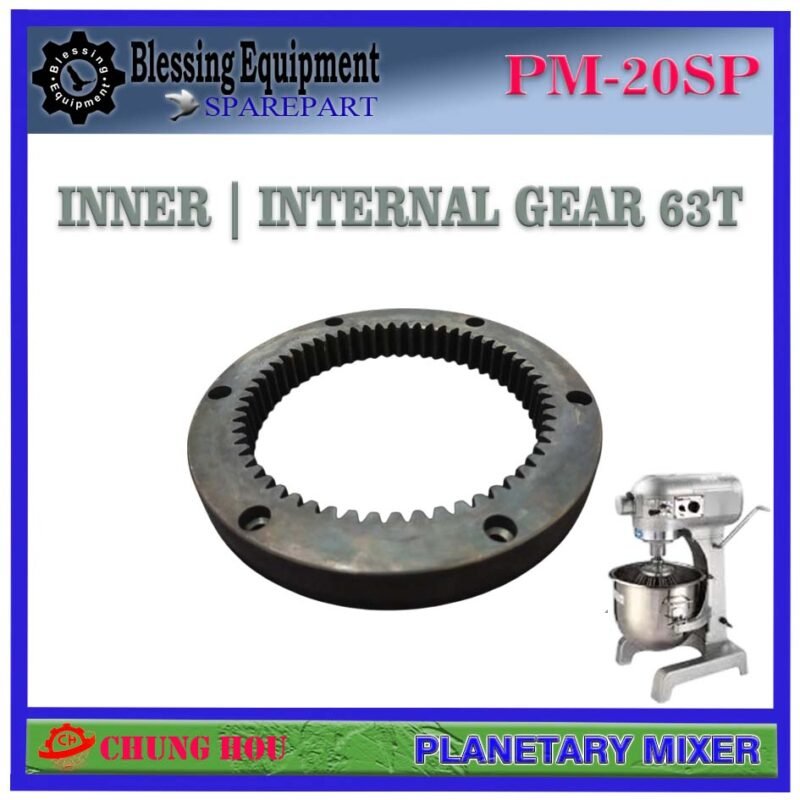 PM-20SP SPAREPART INTERNAL GEAR 63T | INNER GEAR 20L Planetary Mixer CHUNG HOU PM 20SP INNER RING GEAR | RODA GIGI DALAM | RODA 63 GIGI MESIN PENGADUK ADONAN 20 LITER PM20SP CHUNG HOU PM-20SP SPAREPART INTERNAL GEAR 63T | INNER GEAR 20L Planetary Mixer CHUNG HOU PM 20SP INNER RING GEAR | RODA GIGI DALAM | RODA 63 GIGI MESIN PENGADUK ADONAN 20 LITER PM20SP CHUNG HOU - Image 4