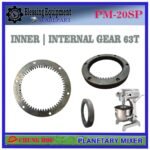 PM-20SP SPAREPART INTERNAL GEAR 63T | INNER GEAR 20L Planetary Mixer CHUNG HOU PM 20SP INNER RING GEAR | RODA GIGI DALAM | RODA 63 GIGI MESIN PENGADUK ADONAN 20 LITER PM20SP CHUNG HOU