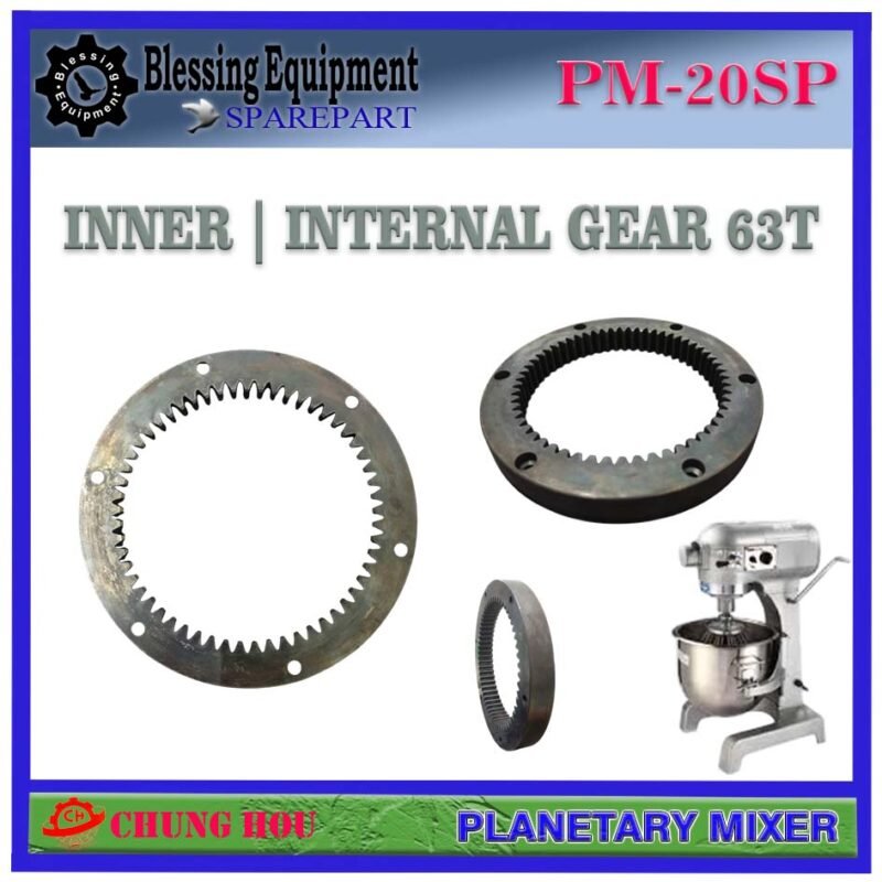 PM-20SP SPAREPART INTERNAL GEAR 63T | INNER GEAR 20L Planetary Mixer CHUNG HOU PM 20SP INNER RING GEAR | RODA GIGI DALAM | RODA 63 GIGI MESIN PENGADUK ADONAN 20 LITER PM20SP CHUNG HOU PM-20SP SPAREPART INTERNAL GEAR 63T | INNER GEAR 20L Planetary Mixer CHUNG HOU PM 20SP INNER RING GEAR | RODA GIGI DALAM | RODA 63 GIGI MESIN PENGADUK ADONAN 20 LITER PM20SP CHUNG HOU