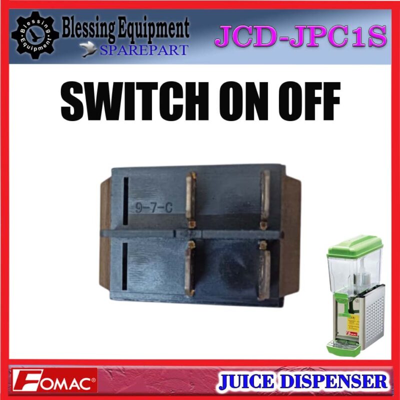 JCD-JPC1S SPAREPART SAKELAR | SWITCH ON OFF Dispenser Juice FOMAC JCD JPC1S SAKLAR DAYA | SAKLAR NYALA MATI JUS DISPENSER JCDJPC1S FOMAC JCD-JPC1S SPAREPART SAKELAR | SWITCH ON OFF Dispenser Juice FOMAC JCD JPC1S SAKLAR DAYA | SAKLAR NYALA MATI JUS DISPENSER JCDJPC1S FOMAC - Image 4