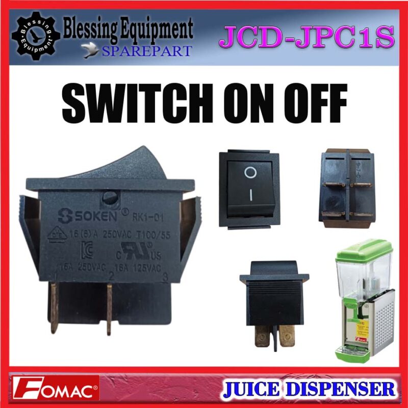 JCD-JPC1S SPAREPART SAKELAR | SWITCH ON OFF Dispenser Juice FOMAC JCD JPC1S SAKLAR DAYA | SAKLAR NYALA MATI JUS DISPENSER JCDJPC1S FOMAC JCD-JPC1S SPAREPART SAKELAR | SWITCH ON OFF Dispenser Juice FOMAC JCD JPC1S SAKLAR DAYA | SAKLAR NYALA MATI JUS DISPENSER JCDJPC1S FOMAC