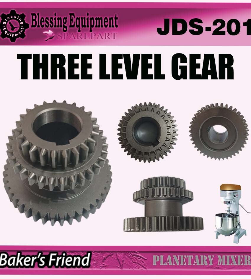 JDS-201 SPAREPART THREE LEVEL GEAR 20L Planetary Mixer BAKER'S FRIEND JDS 201 GEAR GIGI | GEAR 3 LAPIS 20 LITER | TRANSMISSION GEAR MIXER JDS201 BAKER'S FRIEND
