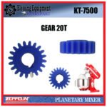 KT-7500 SPAREPART GIGI TRANSMISI | GEAR 20T Planetary Mixer KT 7500 ZEPPELIN RODA GIGI UTAMA | KOMPONEN TRANSMISI INTERNAL 20 GIGI MESIN PENGADUK ADONAN | MIXER KT7500 ZEPPELIN