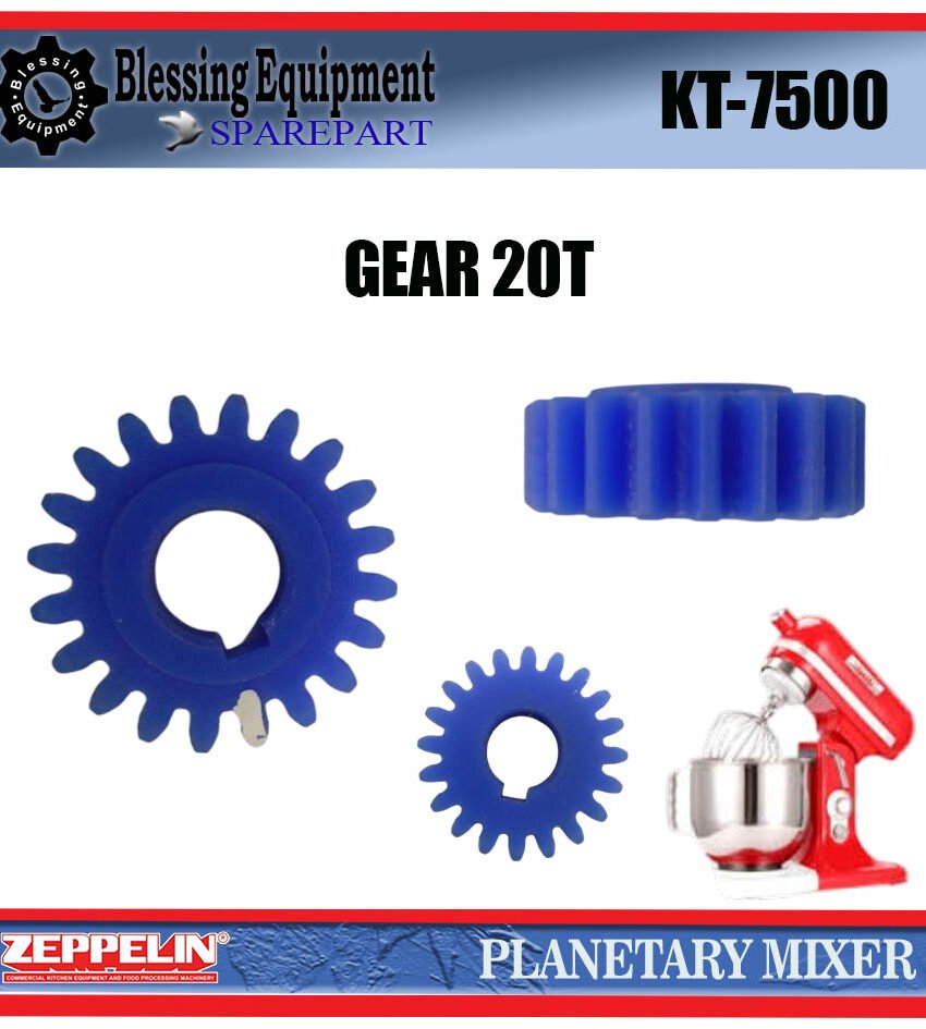 KT-7500 SPAREPART GIGI TRANSMISI | GEAR 20T Planetary Mixer KT 7500 ZEPPELIN RODA GIGI UTAMA | KOMPONEN TRANSMISI INTERNAL 20 GIGI MESIN PENGADUK ADONAN | MIXER KT7500 ZEPPELIN